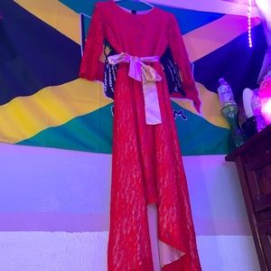 Red long sleeve never use prom dress ❤️‍🔥 I also do cash app and zelle 🥰